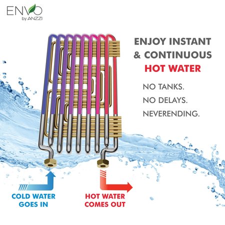 Anzzi ENVO Arima 11 kW Tankless Electric Water Heater WH-AZ011-M2